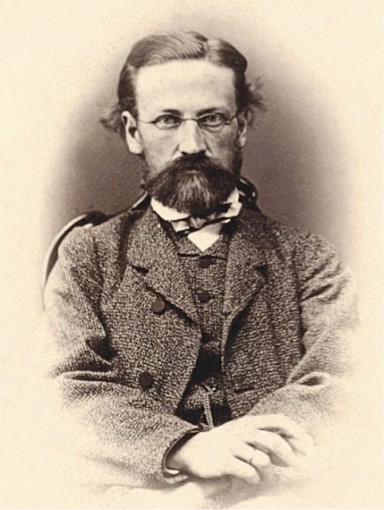 Portret historyka Józefa Szujskiego (1835-1883).