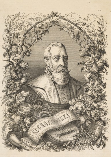 Jan Kochanowski (1530–1584) na rysunku Juliusza Kossaka. Fot. Polona